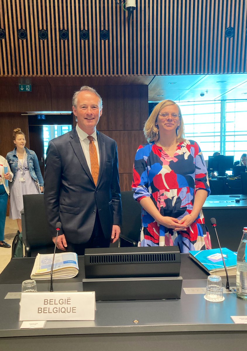 Adding some social content in the occasion of the #EPSCO Council meeting on #SocialPolicy 😉!

This morning, I have the honour of assisting for the first time State Secretary @mcollineleroy, who represents Belgium 🇧🇪 on #socialaffairs at the meeting in Luxembourg 🇱🇺.
