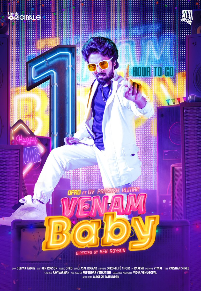 It’s finally time for #VenamBaby! Get ready to vibe and groove 🕺💃🪩 #ThinkOriginals 💫 @gvprakash @ofrooooo @kenroyson_ @AttiCulture #AsalKolaar #PreethiK