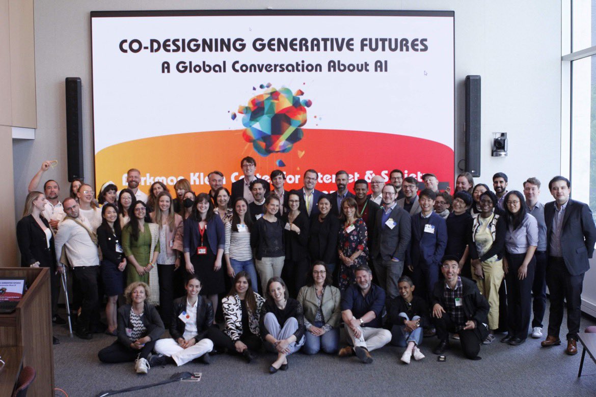 On May 17-19, 2023, several NCIS members took part in “a global conversation about #AI,” in the Co-Designing Generative Futures #workshop and #conference at @BKCHarvard. Read the news piece about the event! bi.edu/research/resea…