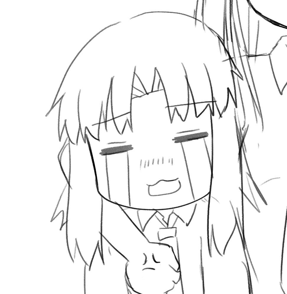 今日の先行版下書き!いったい誰の手なんですかねぇ?(゜□、゜)