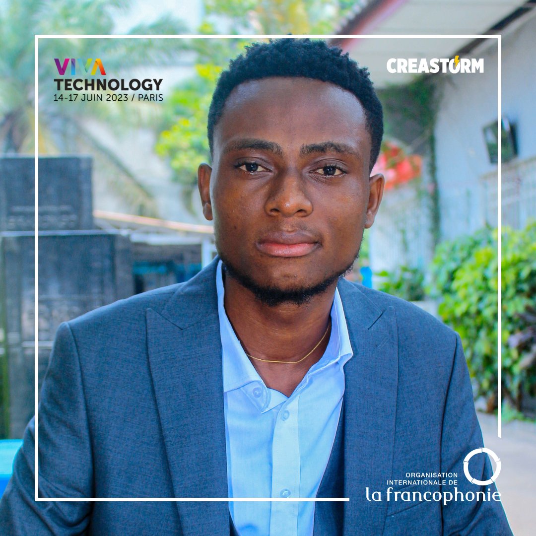 OIFrancophonie's tweet photo. L’OIF sera présente à #VivaTech !

Cette année, nous mettons l’accent sur l’entreprenariat culturel avec la présence sur notre stand de 10 entrepreneurs francophones. 

Aujourd’hui, focus sur CREASTORM et @chadrackitsia du @LumumbaLab de #RDC🇨🇩 sur notre compte #Instagram. https://t.co/0UYnjngRvw