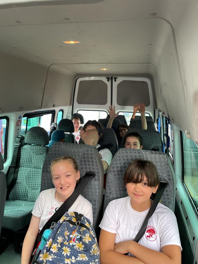 MicklemSchool's tweet photo. Year 6 are well on their way to the residential...I'm sure this heat was wonderful in a minibus! https://t.co/2S5h1CvHJ7