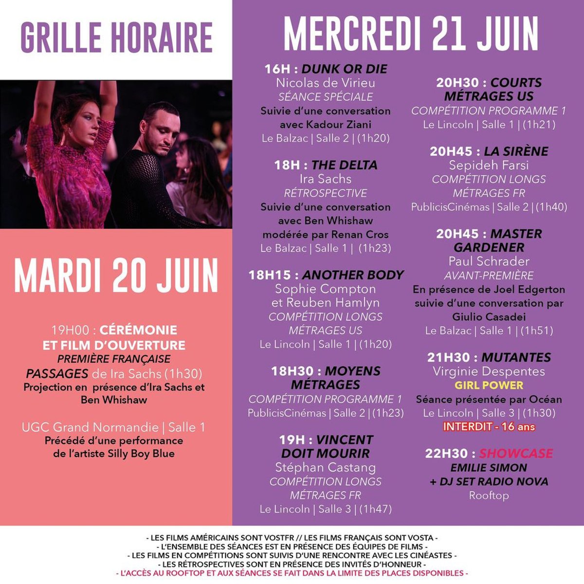 Kadour_ziani's tweet photo. @CEfilmfestival
À VOS AGENDAS ! 🗓
MERCREDI 21 Juin @CinemaLeBalzac 16h
SÉANCE SPÉCIALE | 𝘿𝙐𝙉𝙆 𝙊𝙍 𝘿𝙄𝙀 de Nicolas de Virieu
CHAMPS-ÉLYSÉES FILM FESTIVAL
12e édition
20-27 Juin 2023
#CEFF2023
Originaire de Saint-Dizier, Kadour Ziani a fait du Dunk, ce geste spectaculaire du basketball, son art de prédilection ☄️ Mêlant photos de familles, interviews, archives et images des tournées mondiales du collectif Slam Nation, ce documentaire inspirant signé Nicolas de Virieu retrace le parcours extraordinaire du prodige du street basket, depuis ses premiers shoots jusqu’à atteindre la transcendance physique et mentale.
La projection se fera en présence du réalisateur et de @kadour_ziani_official 💯
@benurfilms
#ceff2023 #dunkordie #dunk #kadourziani