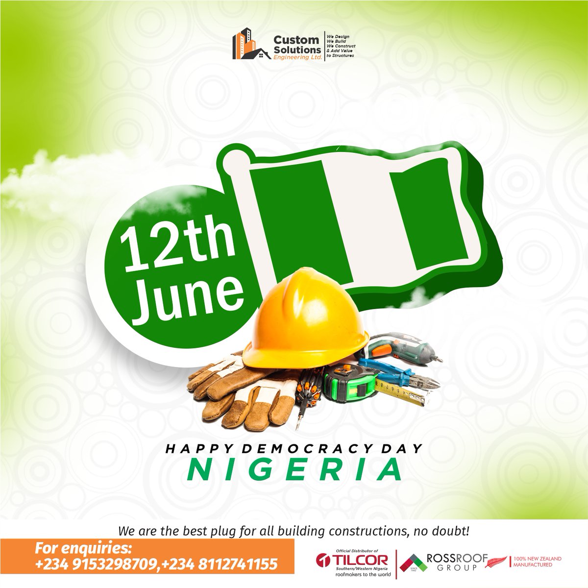 Customsolutng's tweet photo. In Love and Honesty we shall grow.
Together we can build and take this nation to the promise land.

God Bless You and I, God bless Nigeria, God bless Africa.
#Happy #Democracy #Day #Nigeria

Mr. Peter Obi  Rufai  Dami   Hilda  Judiciary Extraction 2  Port Harcourt Because of 12k https://t.co/k46jRxCq61