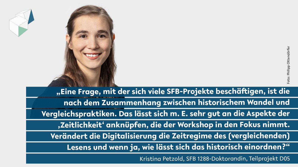 #SFB1288inGreifswald Heute findet der #Workshop 'Vom doom scrolling zum deep reading. Zeit und Lektüre nach der Digitalisierung' des @dfg_public-Projekts 'Schreibweisen der Gegenwart' @ggw_hgw statt. Wie hängt das Workshop-Thema mit @Kristina_Ptzld's Arbeit im #SFB1288 zusammen?