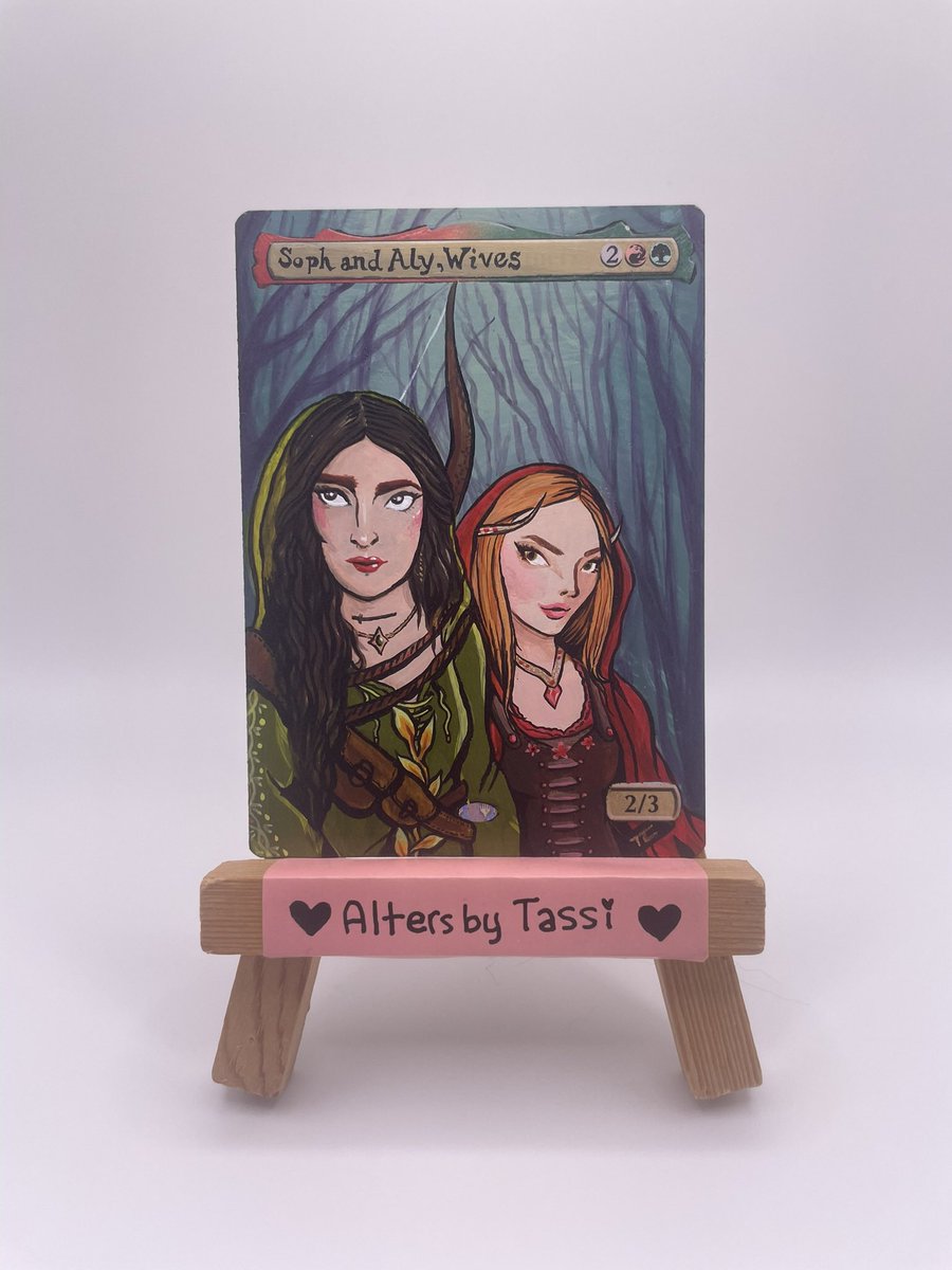 Halana and Alena, Partners commission! #MTG #mtgalters #MagicTheGathering
