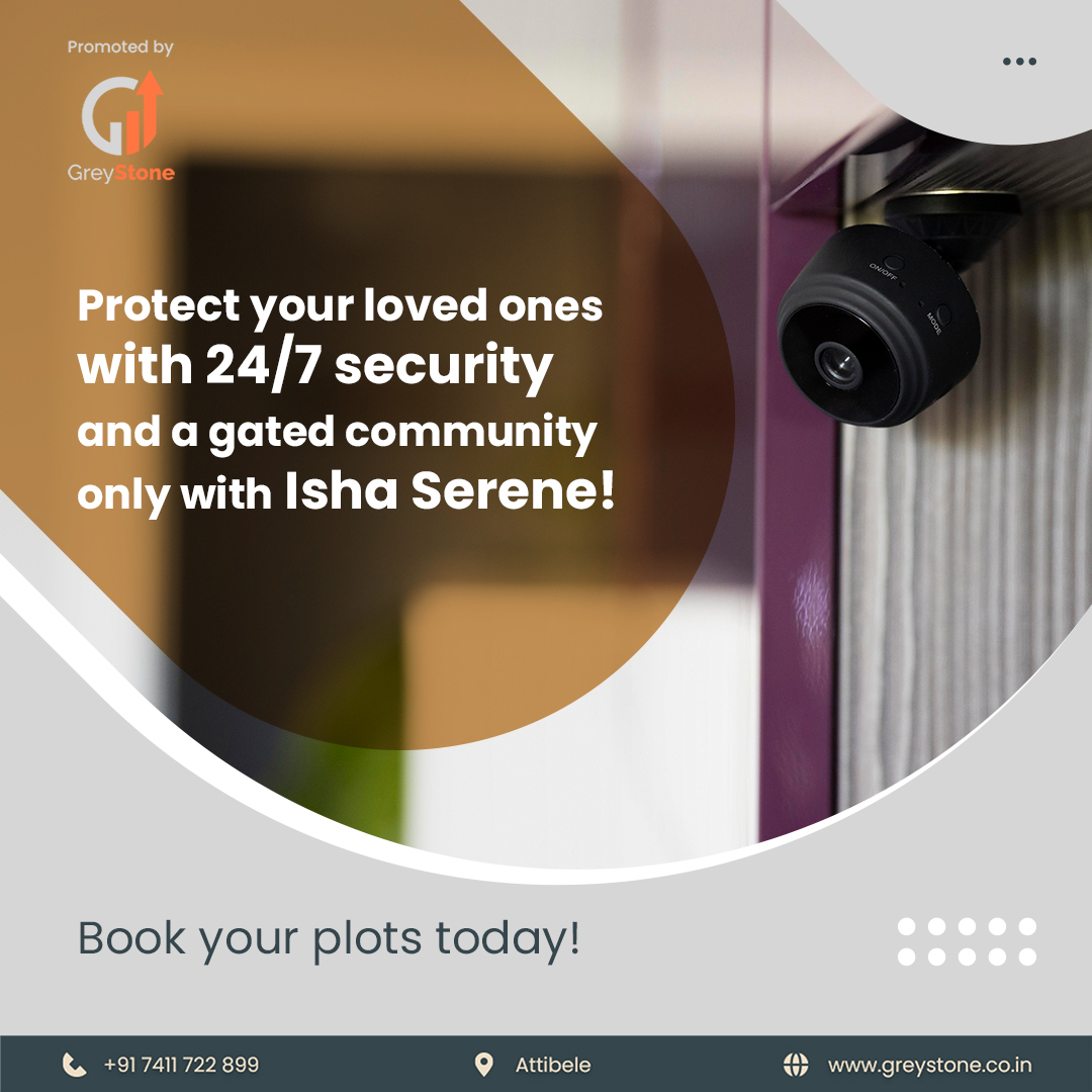 Greystone_in's tweet image. 🥳Enjoy the benefits of a gated community with 24/7 security where your safety is our priority.👮‍♀️
Book your very own safe space today with Isha Serene.🏠🌴
👉𝐂𝐚𝐥𝐥 𝗡𝗼𝘄: 𝟕𝟒𝟏𝟐𝟕𝟐𝟐𝟖𝟗𝟗
or
👉𝗩𝗶𝘀𝗶𝘁: greystone.co.in

#GreyStone #IshaSerene #InvestInYourDreams