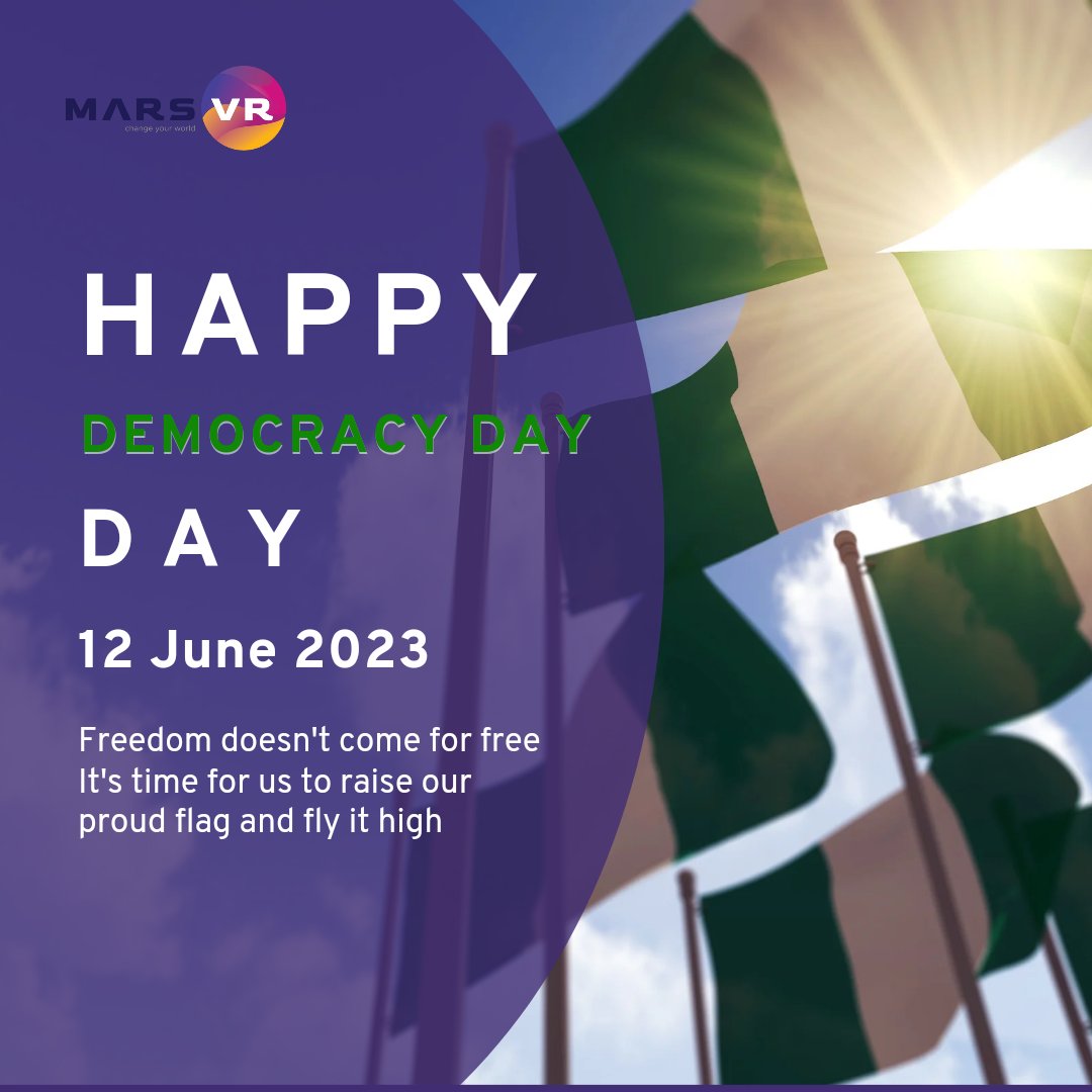 MarsArcade's tweet photo. Happy Democracy day ✊🇳🇬from all of us at Marsarcade

MarsVR Change Your World 

☎️ Send a Dm or call 08163763084 for reservations 

📍Suite 501, The Kings plaza, Opp NAF conference center Jahi, Abuja 

#vrgaminginabuja #abujaarcade #marsarcade #VR #simracing #DemocracyDay2023 https://t.co/YUpMM7c7Aq