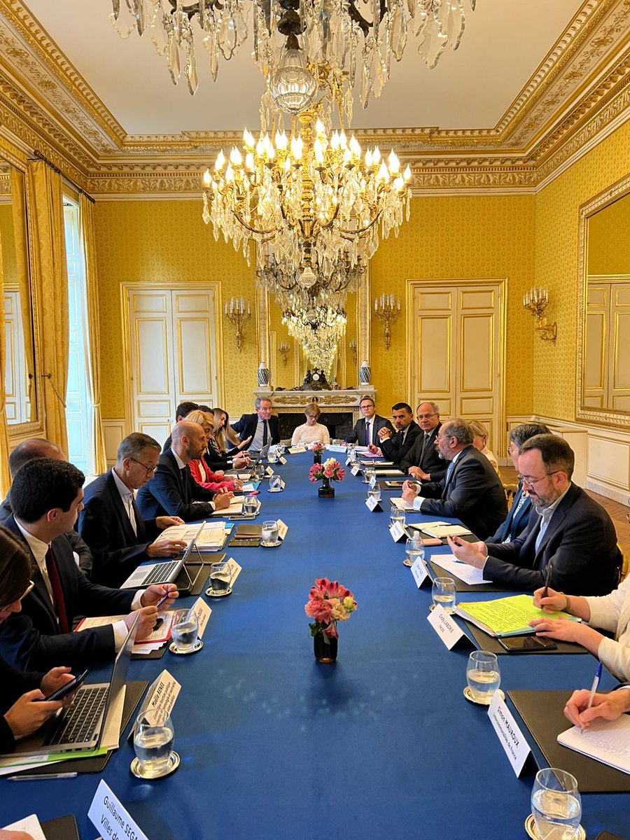 ➡️ Rencontre de la Coordination des employeurs territoriaux avec <a href="/StanGuerini/">Stanislas Guerini</a> et <a href="/FaureDominique/">Dominique Faure</a> afin d’échanger sur les mesures touchant au pouvoir d’achat des agents publics.