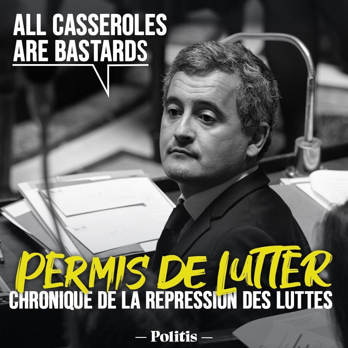 Politis_fr's tweet photo. Menace sur la liberté associative, procès en « ecoterrorisme » contre les écolos, surenchère autoritaire...
Avec #Permisdelutter, Politis ne laissera rien passer ! Pour suivre au plus près la répression des luttes, on a besoin de vous : soutenez-nous !
https://t.co/eDPwTj3pke https://t.co/Nw4ZvBf67k