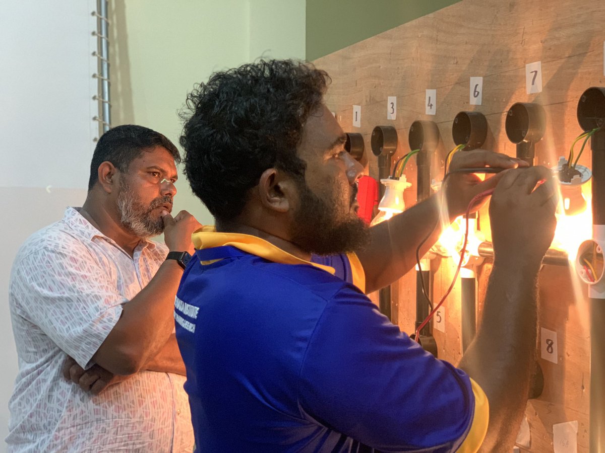 FenakaInstitute's tweet photo. Snapshots of Final MNSDA Practica  Assessment for National Certificate 3 in Electrical Installation and Maintenance course Batch 2 group 1.

#fenakainstitute 
#TeamFenaka https://t.co/zk6nqS4Fn5