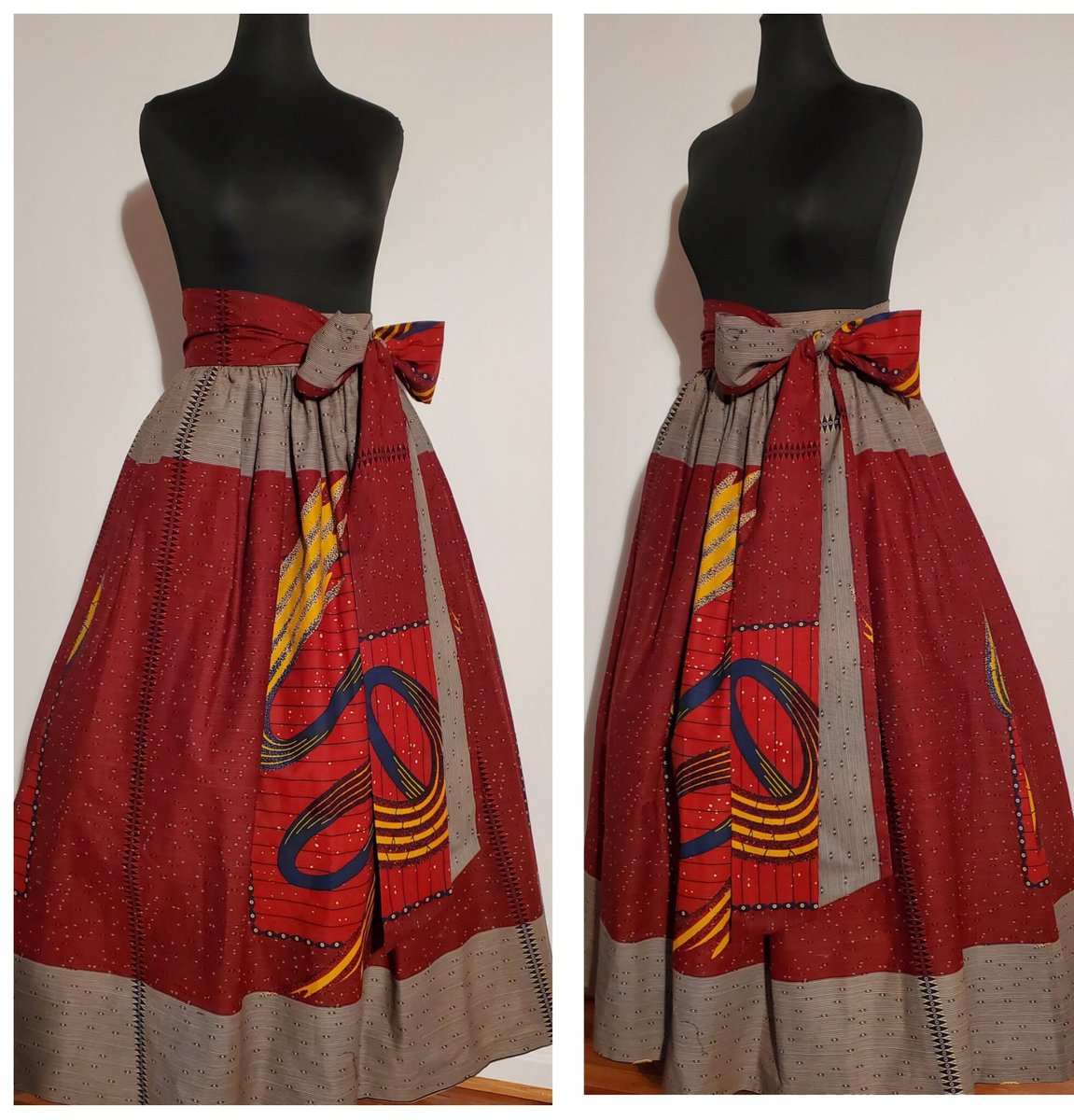 djames1105's tweet photo. Excited to share the latest addition to my #etsy shop: Women AFRICAN print skirt. Floor length, hand made. Choose all elastic waist, or waistband no elastic fits small to PLUS sizes https://t.co/hXByZ5NBlZ #fullgatheredwaist #reddishburgandy #maxi #beige #floorlength # https://t.co/Txgtmf2063