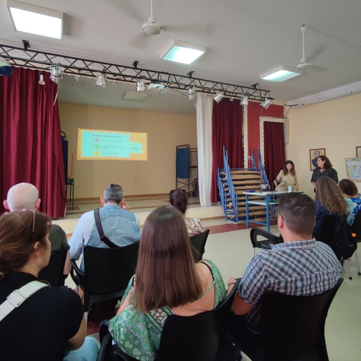 ieselsobradillo's tweet photo. Welcome and first lectures about Special Education Needs (SEN) at Greek public schools #ICTeam #Καλημέρα 🇬🇷 https://t.co/7JvKxpD8hR