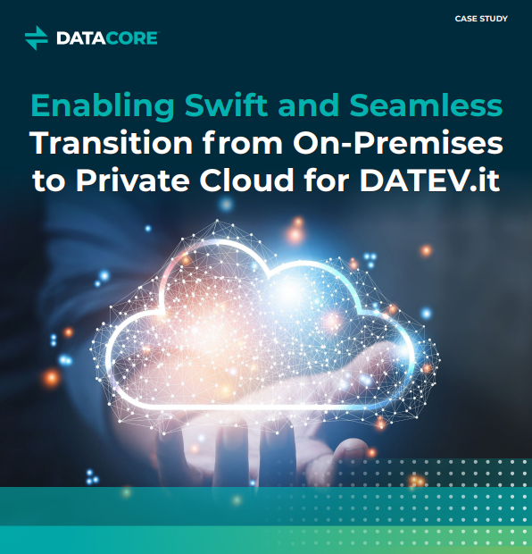 DataCore's tweet photo. Learn how #DATEV.it, a leading provider of tax management, ERP, payroll & accounting services, transitioned their software delivery model from on-prem to #PrivateCloud with the help of #DataCoreSwarm #ObjectStorage.
#SoftwareDefineed #DataProtection #S3
https://t.co/TuTynv0Rwx https://t.co/B2BGm6YKV3