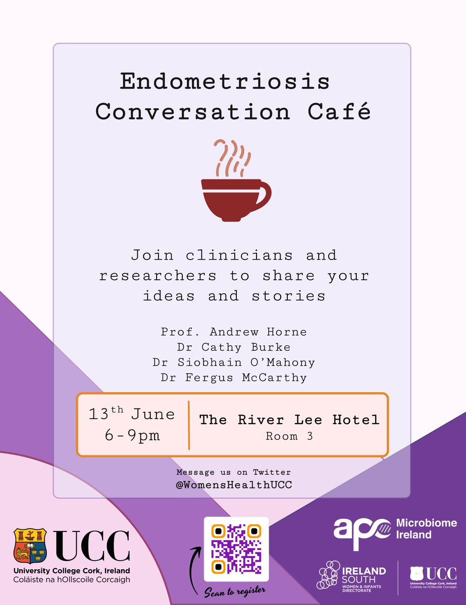 Clara Deady (@clara_deady) on Twitter photo Very excited for this wonderful event tomorrow being held by <a href="/WomensHealthUCC/">Women's Health UCC</a> with an expert panel to discuss this important topic.
There are still tickets available and the event is free! #WomensHealth #endometriosis Very excited for this wonderful event tomorrow being held by <a href="/WomensHealthUCC/">Women's Health UCC</a> with an expert panel to discuss this important topic.
There are still tickets available and the event is free! #WomensHealth #endometriosis