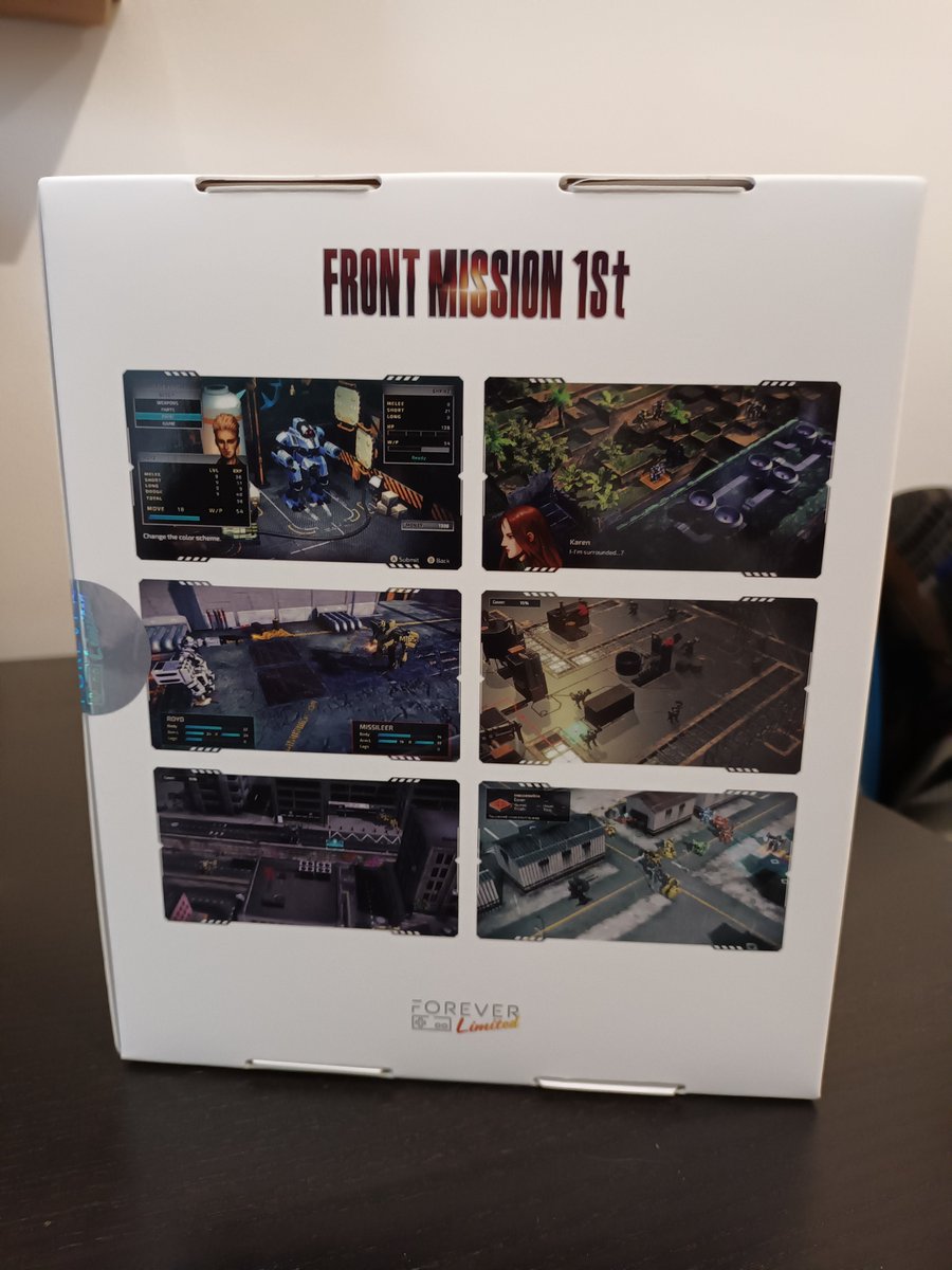 peachflavor3d's tweet photo. It has finally arrived! #MyLimited #FrontMission1st second prize from the last year giveaway held by @ForeverLTD_Main! Pretty nice edition and very well packed. Thank you so much!😁 https://t.co/uBiqneh0fE