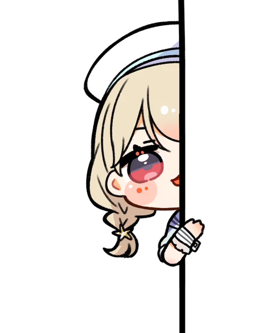 こっちを見ているととちゃん #ととの絵