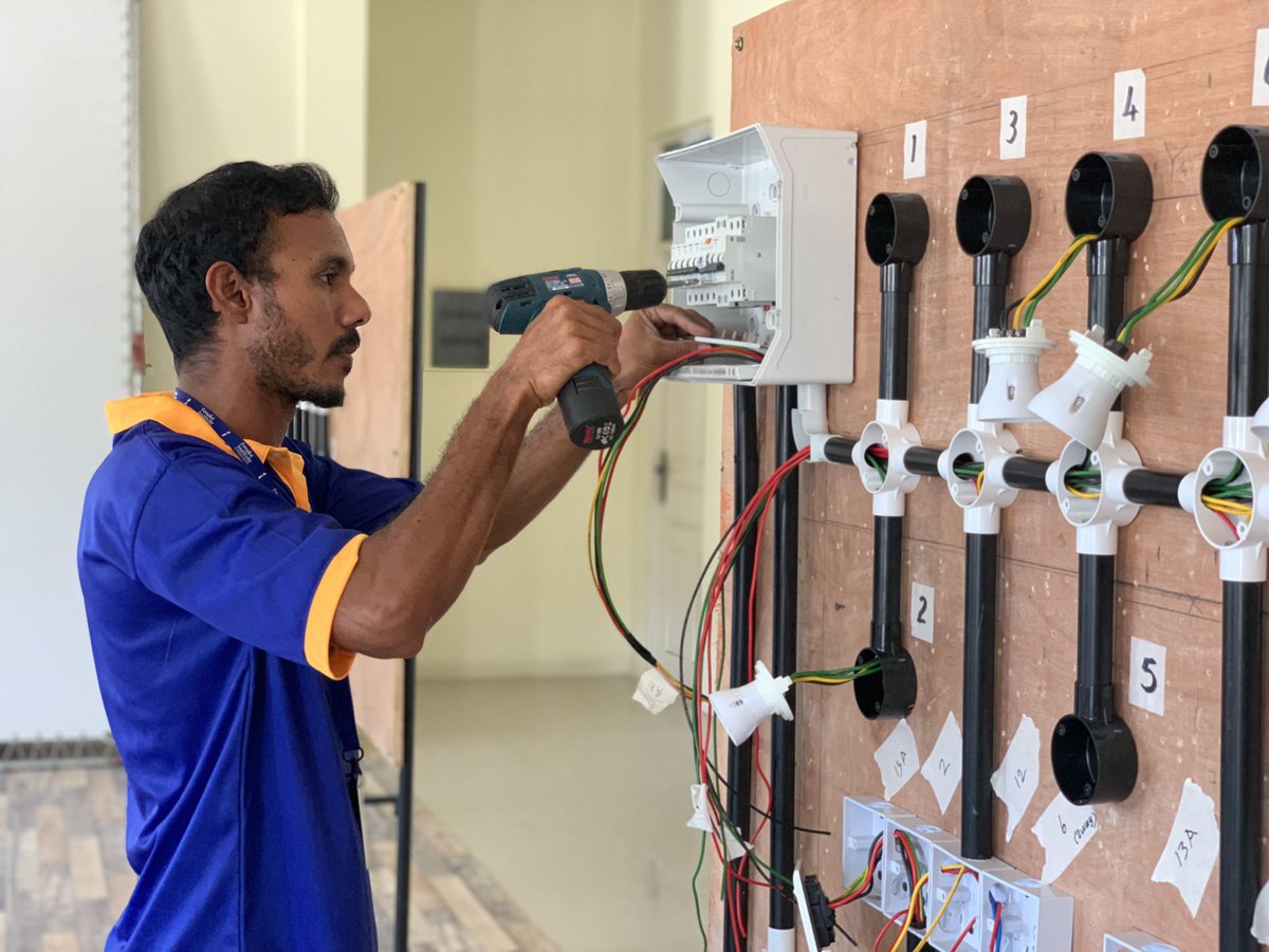 FenakaInstitute's tweet photo. Snapshots of Final MNSDA Practica  Assessment for National Certificate 3 in Electrical Installation and Maintenance course Batch 2 group 2.

#fenakainstitute 
#TeamFenaka https://t.co/20fz8XoaIl