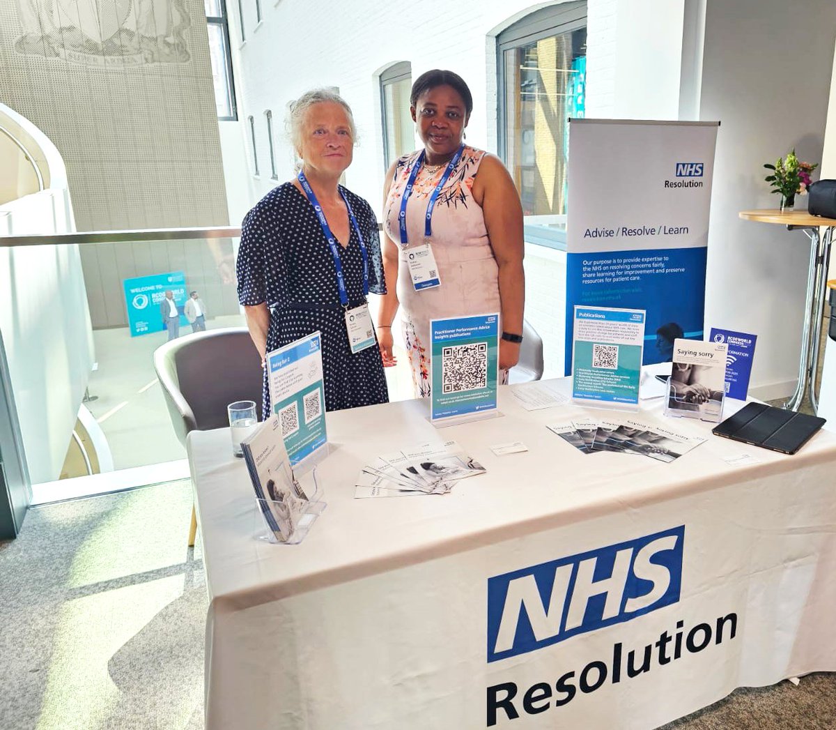 NHSResolution's tweet photo. We're at @RCObsGyn World Congress 2023.
If you want to find out more about our #EarlyNotification Scheme, visit stand L13 where a member of the team can help answer your queries and questions!
#RCOG2023 https://t.co/vxCrUpjhrX