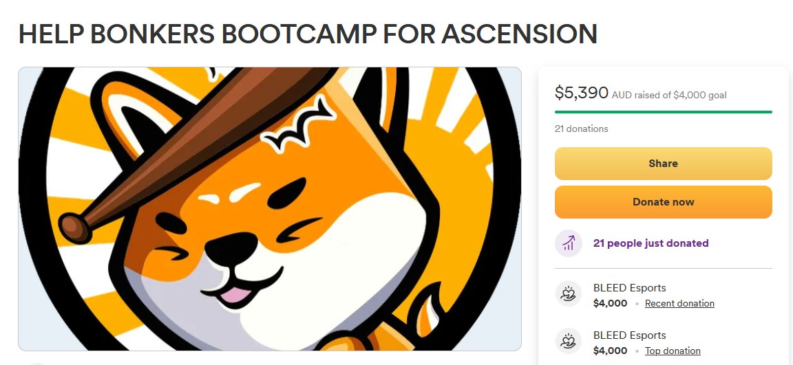 JiJieHao (@bonkersoce) on Twitter photo ALL HAIL <a href="/ggBleed/">BLEED Esports</a> THEY HAVE DONATED TO THE CAUSE TO GET US TO THE LINE THANK YOU EVERYONE ^_^ ALL HAIL <a href="/ggBleed/">BLEED Esports</a> THEY HAVE DONATED TO THE CAUSE TO GET US TO THE LINE THANK YOU EVERYONE ^_^