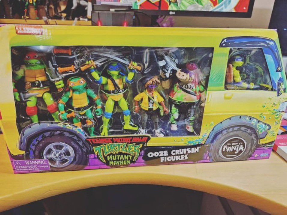 Teenage Mutant Ninja Turtles: Mutant Mayhem Ooze Cruisin' Action Figure Set  - 6pk