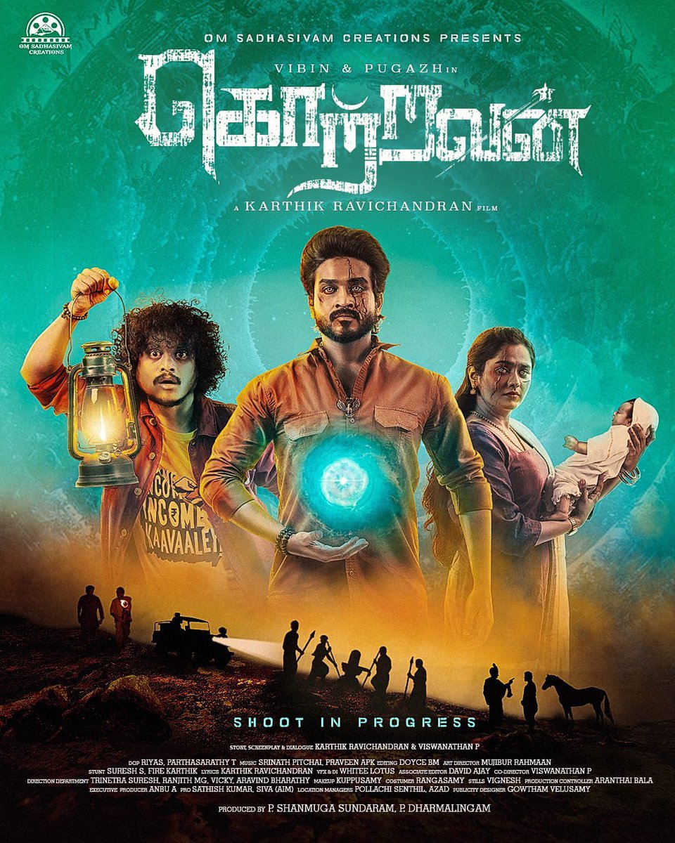 #Kottravan First Look ❤️‍🔥

The undiscoverable Mysterious are untied.
To reshuffle Human belief.

Shoot in Progress

Directed by <a href="/Karthik_140591/">Karthik Ravichandran</a>
Starring <a href="/ActorVibin/">Actor Vibin</a> @VijaytvpugazhO

Produced by <a href="/SadhasivamCrea1/">Sadhasivam Creations</a> 

<a href="/DopRiyas/">Dop_Riyas</a>
<a href="/anjali84795/">Anjali Tevar</a>
<a href="/Sanjanasingh_/">Sanjana Singh</a>
<a href="/ABaarathy/">Aravind Baarathy</a>
<a href="/Doycecuts/">Doyce Editor</a>
