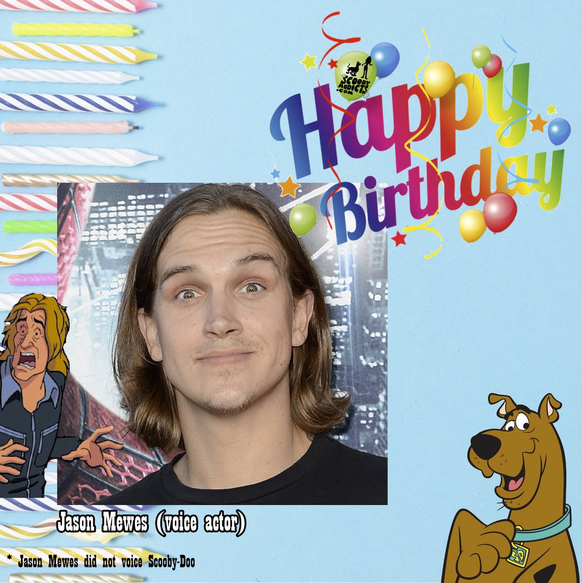 June 12 - #scoobydoohistory 

🎈HAPPY BIRTHDAY🎈

Jason Mewes (Worker #1 in Scooby-Doo! And Kiss: Rock and Roll Mystery)

#ScoobyDoo

scoobyaddicts.com