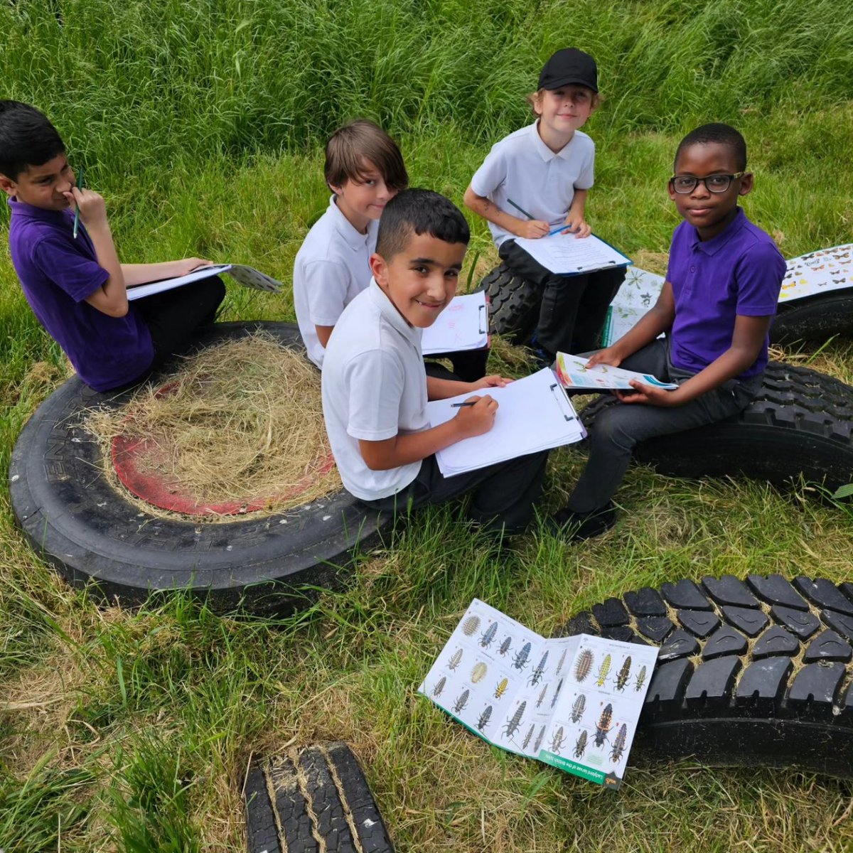 Engaging in wildlife, bug hunting, classifying animals and bugs. Planting for the farmers market 
#wildlife #biodiversity #primaryschool #planting #sustainability @reach2trust @Reach2A