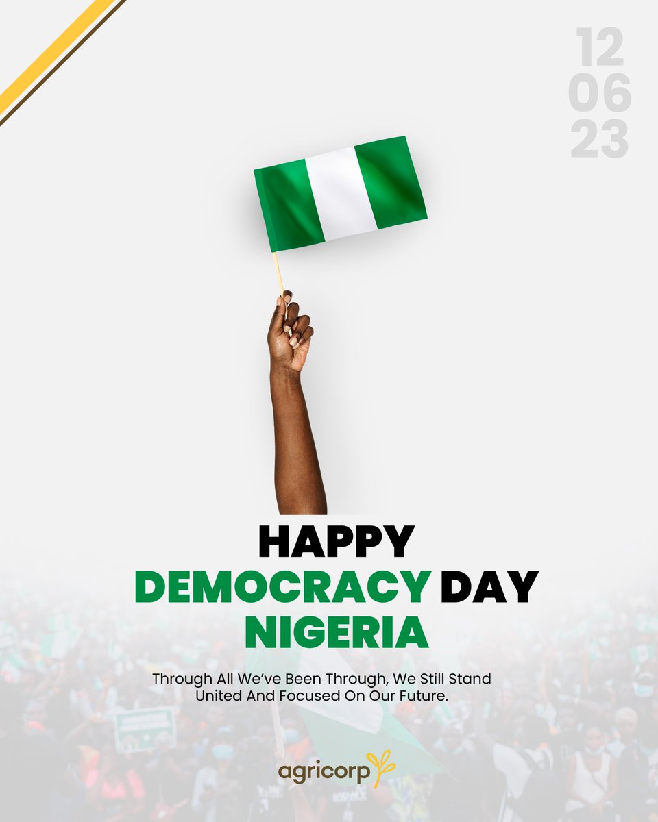 Agricorpdev's tweet photo. "Democracy is not just a political system, but a way of life-based on shared values of freedom, liberty, and equality." - Franklin D. Roosevelt.
Happy Democracy Day! https://t.co/lqbsYKgV7F