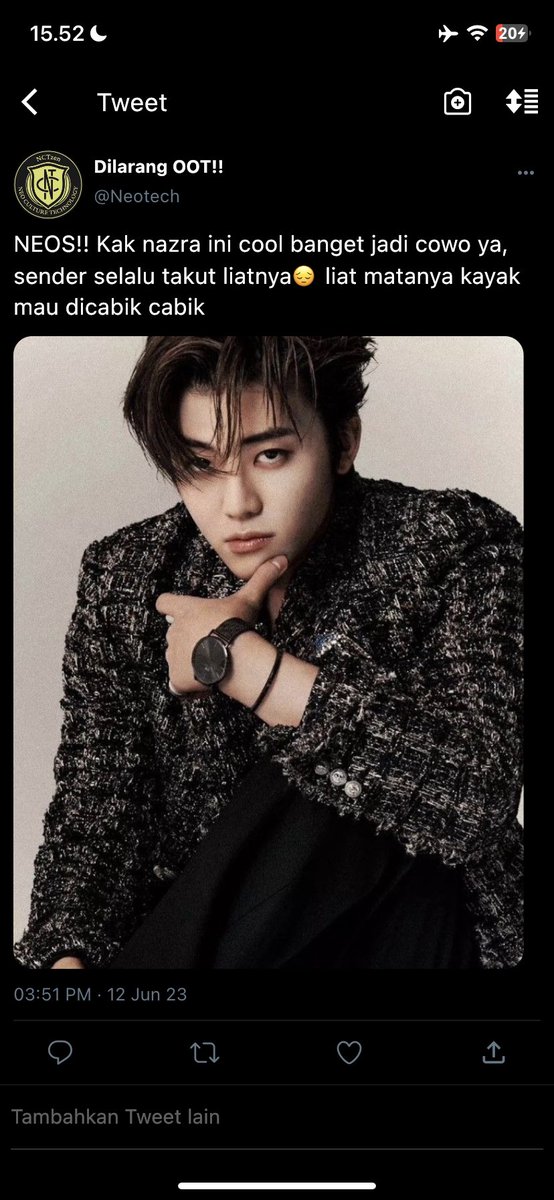 chssbrger's tweet photo. cowo cool katanya 

Jaemin five tweet AU https://t.co/cfhGYObe7r
