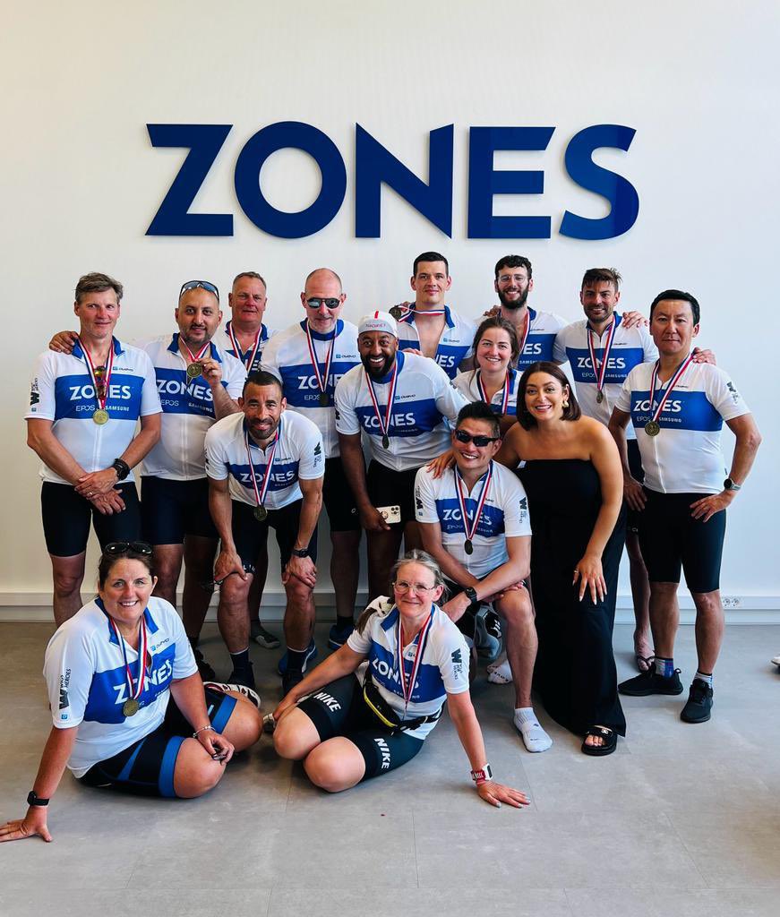 We celebrate the amazing victory from the Zones team who bravely cycled from London to Holland in 2 days! Raising just over an incredible £6000 for Wigs for Heroes. We met them at the finish line&amp;was honored to award them with custom medals. Thank you Zones team- did us proud ❤️