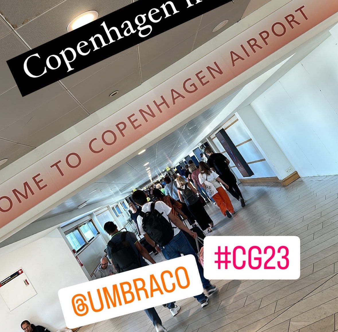 simonech's tweet image. Copenhagen here we come! Let’s now wait train to Odense #cg23 #codegarden