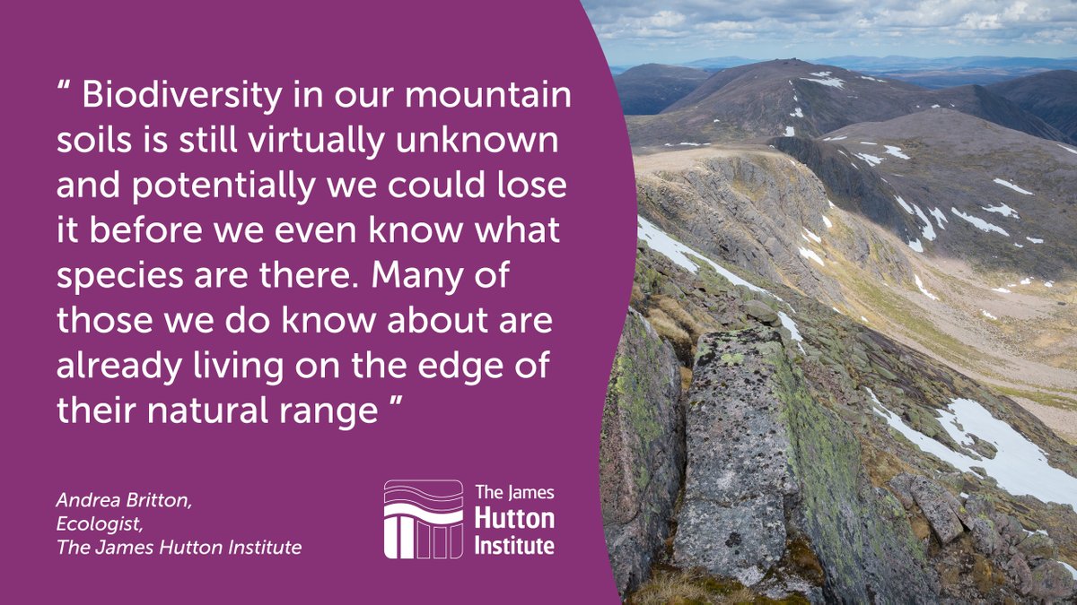 Do you want to help us unearth the secrets of a hidden realm of organisms? We are recruiting hillwalkers for a pioneering citizen #science project to create the first map of alpine #soil #biodiversity across #Scotland’s #Munro #mountains. More: bit.ly/3JcM4PB