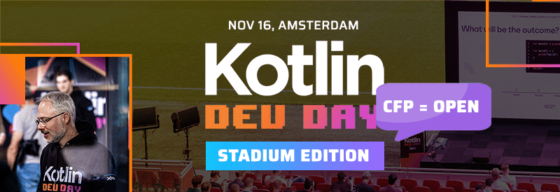 DayKotlin's tweet image. Psst, did you know that our Call-For-Papers is open until the end of June? Submit your talk here: sessionize.com/kotlin-dev-day…