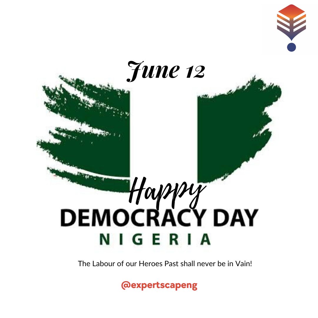 expertscapeng's tweet photo. Happy Democracy Day Nigeria https://t.co/4j3660Cn9e