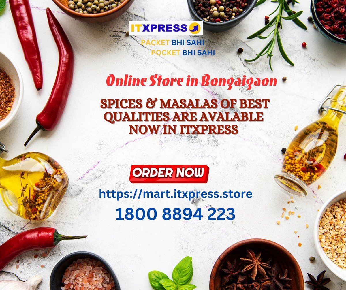 Dipankarr0's tweet photo. "Experience seamless online shopping with ITXPRESS in Bongaigaon."
Official Account: @SatyaSingh33260

#itxpress 
#onlineshopping 
#onlinestore 
#Bongaigaon 
#Assam 
#electrodata https://t.co/DFhSIvNTaH