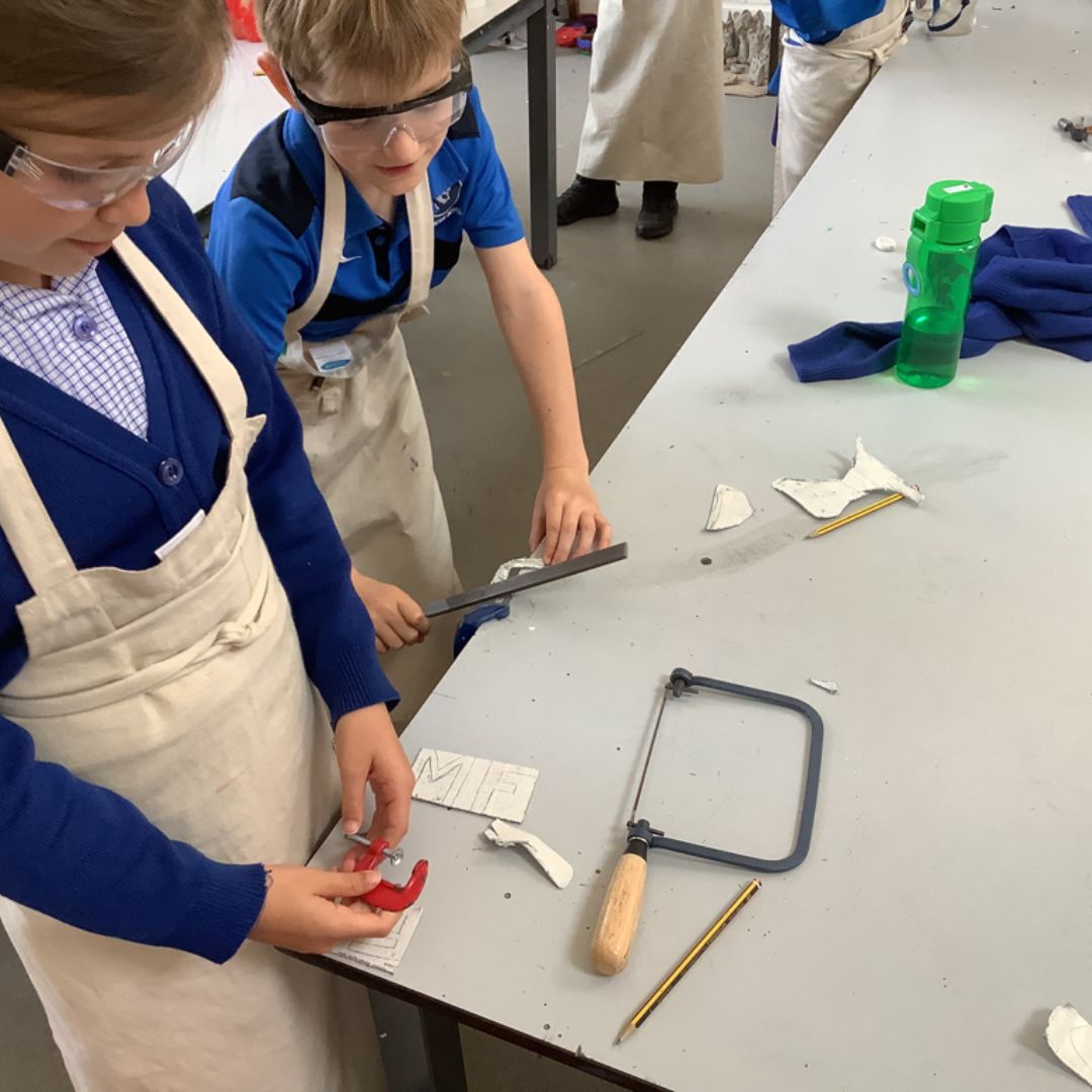 Form IV have been busy in their DT lessons crafting some aluminium door signs.
They’ve loved getting to grips with some new tools including hack saws, files and metal snips.
#LongacreSchool #SurreyPrepSchool #PrepSchool #PrePrepSchool #LongacreLife #PrepSchoolLife #SurreyMums