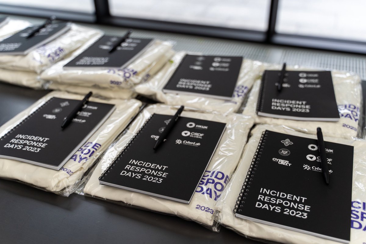 ncsccUA's tweet image. #IncidentResponseDays2023 are organized by #NCSCC with the support of CRDF Global in Ukraine to improve the specialists level of qualification in the field of cybersecurity in Ukraine 🦾. 

Big shoutout to our amazing technology partners – @CyberUnitTech and CyberLab! 🤝
