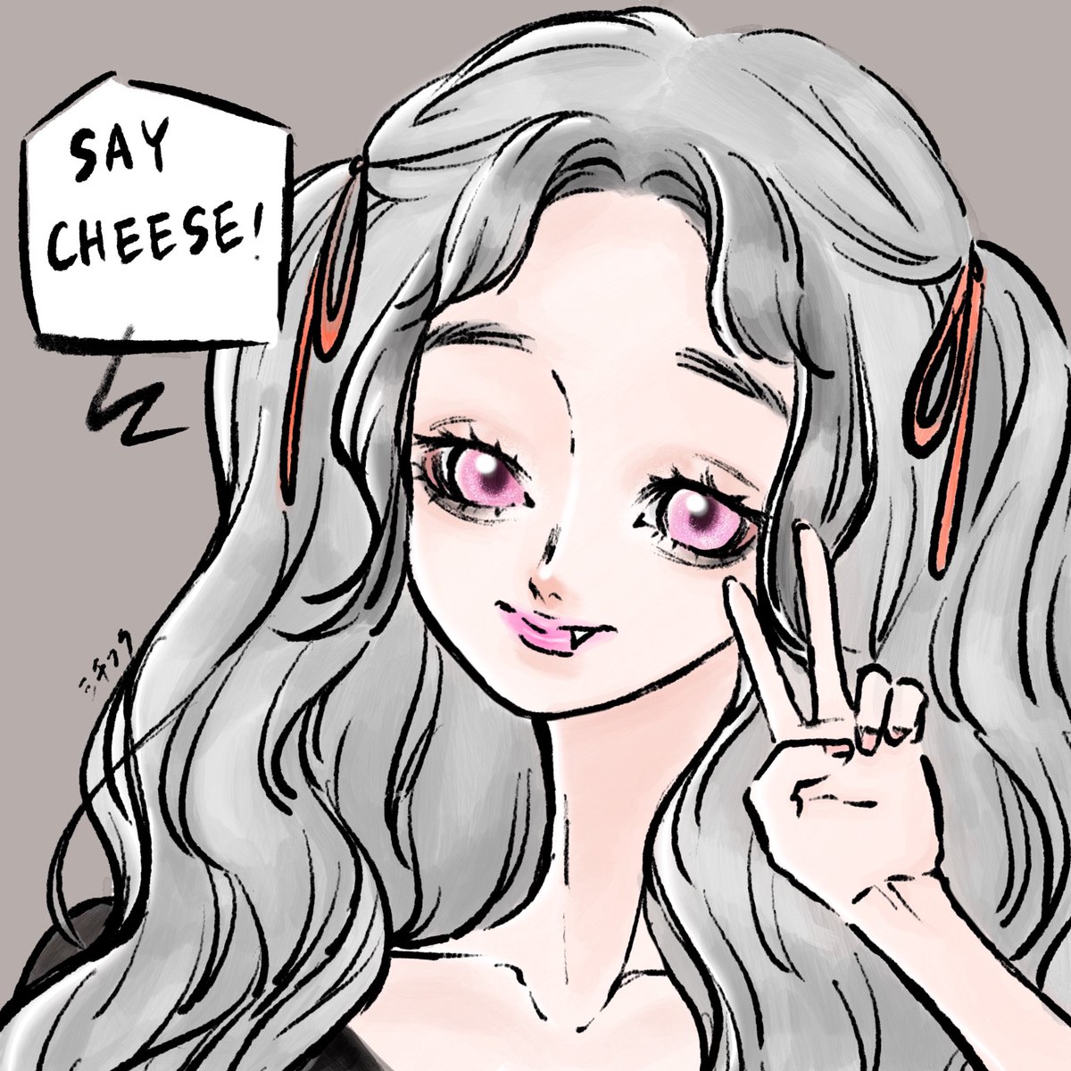 baskadia's tweet image. Say cheese!
- 七福さんの作品

#創作 #アート