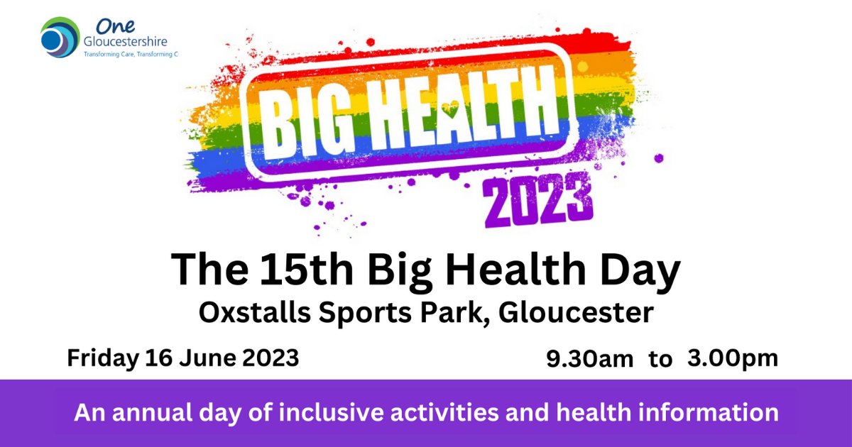 This Friday 16th June is Big Health Day ❤️, an event for people with disabilities, autism or anyone with mental health support needs.

Pop along to Oxstalls Sports Park between 9:30am and 3pm to see Velda from our #HelpTeam 📞and Ramona, who can tell you all about #Homeshare! 🏡