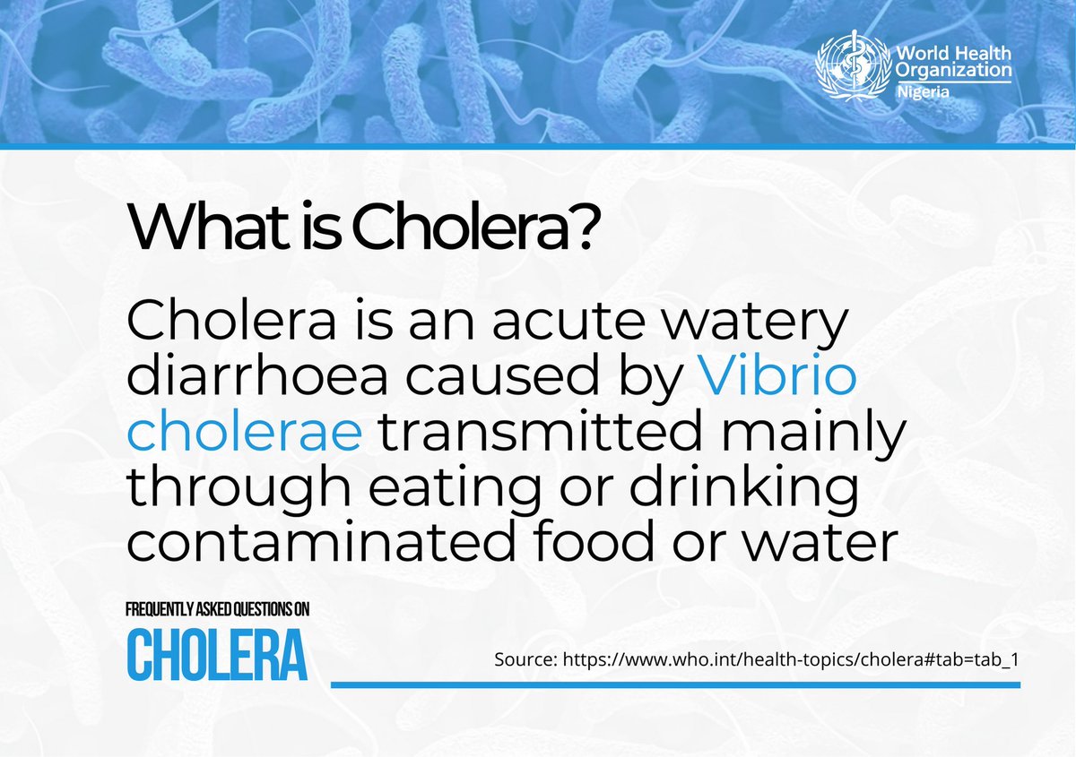 What Causes Cholera In Water