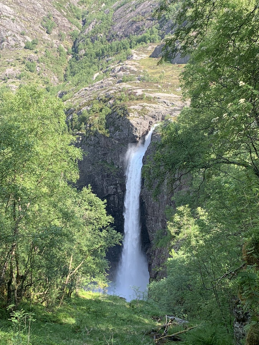 ❤️☀️😎🇳🇴👫👫#Manafossen #waterfall