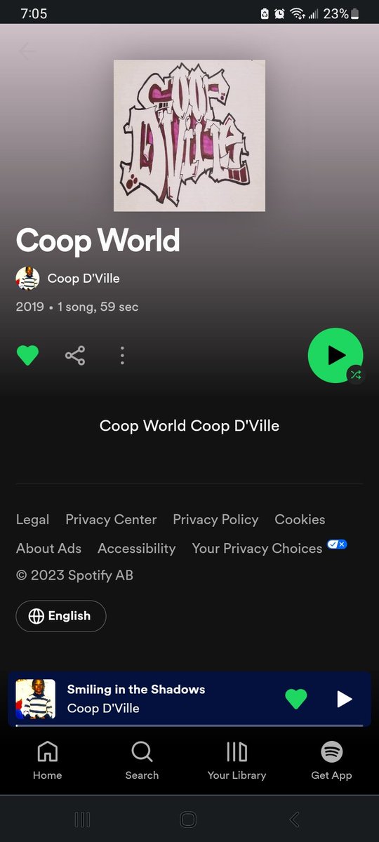 Coop World open.spotify.com/album/3vOHied5… Like/Retweet Music NFT is out now!!! Additional links in my bio and this tweet thread...