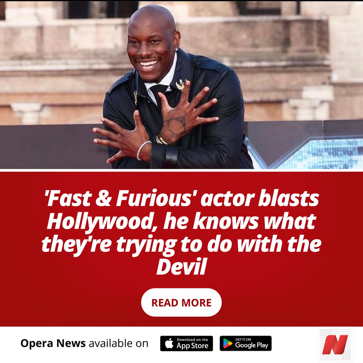 'Fast & Furious' actor blasts Hollywood, he knows what they're trying to do with the Devil

Read more>>opr.news/7990cca8230609…

#OperaNews #TyreseGibson #NewsUpdates #BreakingNews #FastAndFurious