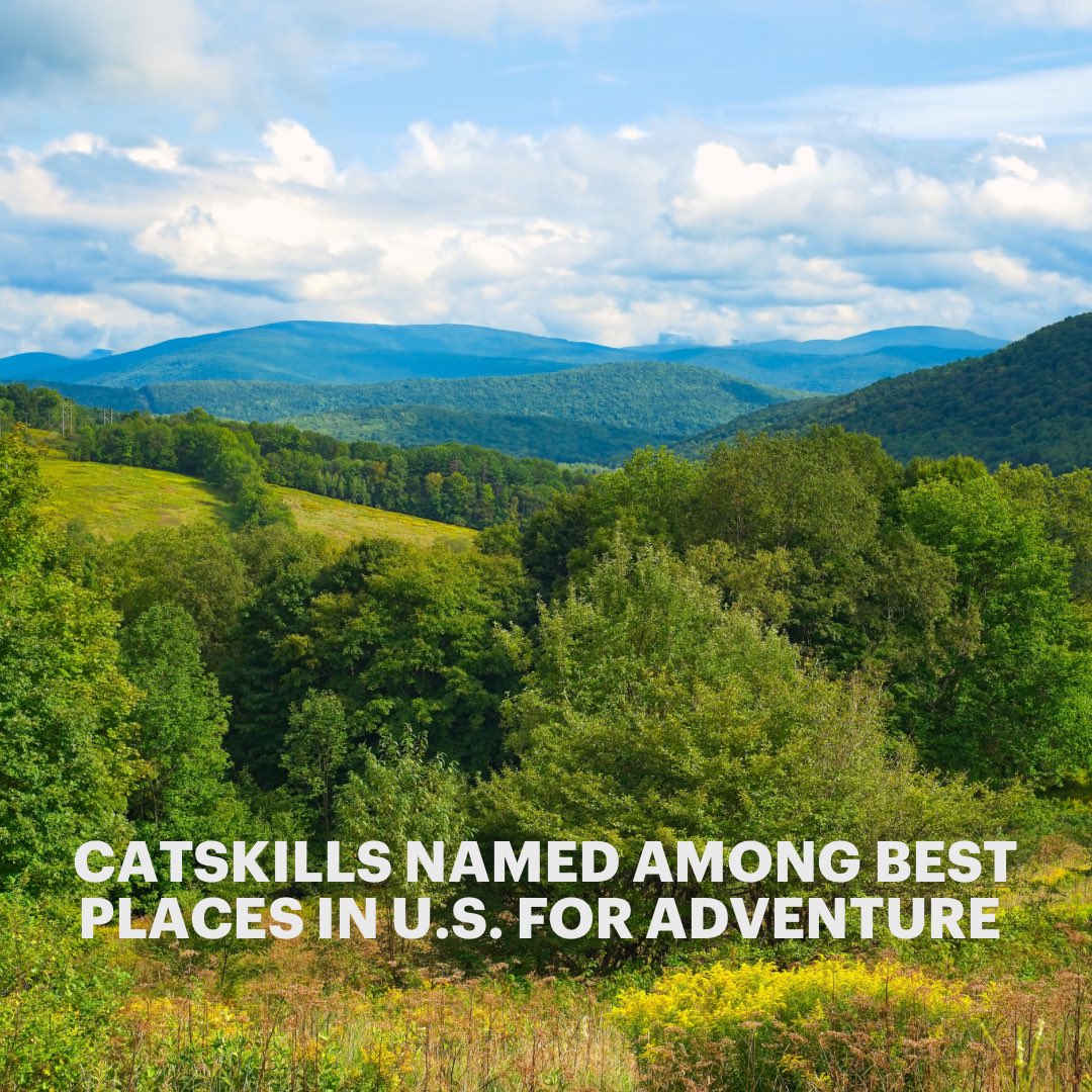 CATSKILLS RECOGNIZED 😀 The Catskills were just named among Outdoor Magazine’s 36 Best Places in the U.S. for Adventure - tinyurl.com/47u3hh2e