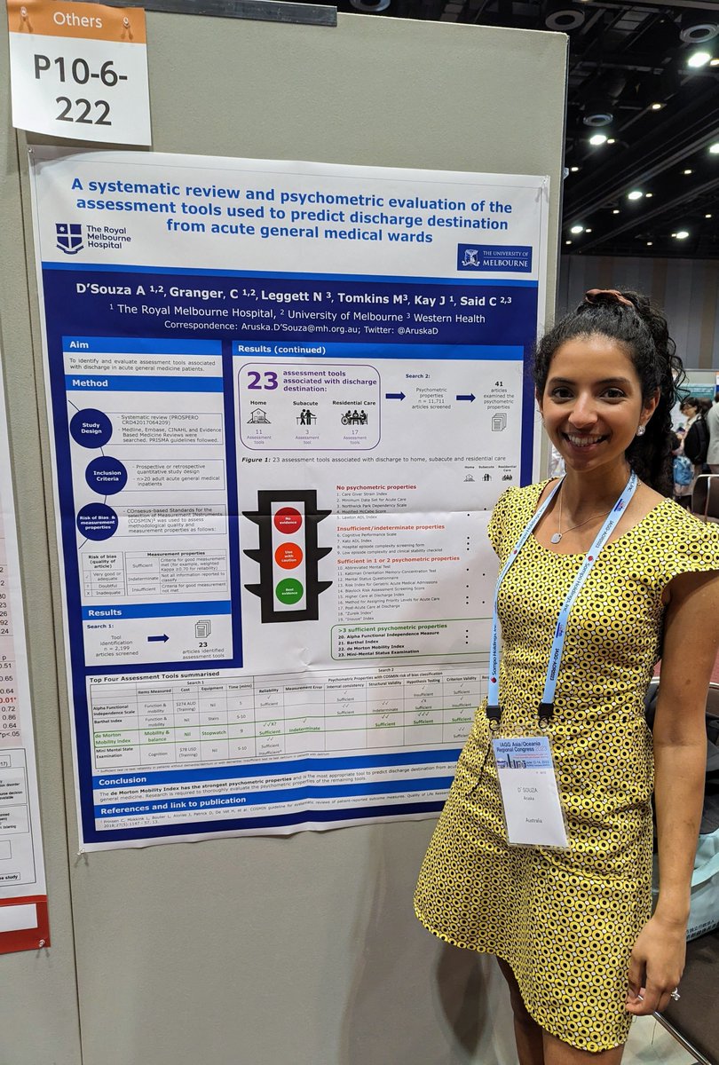Thrilled to be presenting this research at the IAGG Congress in Japan (my first international conference)! Thank you to the RMH Kearton Conference grant for partial funding and of course to the team. doi: 10.1080/09638288.2020.1867906