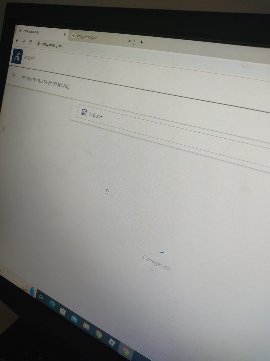 pbgomes02's tweet photo. Mais um dia de sofrimento na educação de sp. Site cmsp.iptv para prova não carrega... @educacaosp @tarcisio https://t.co/EfLLIPPRHz