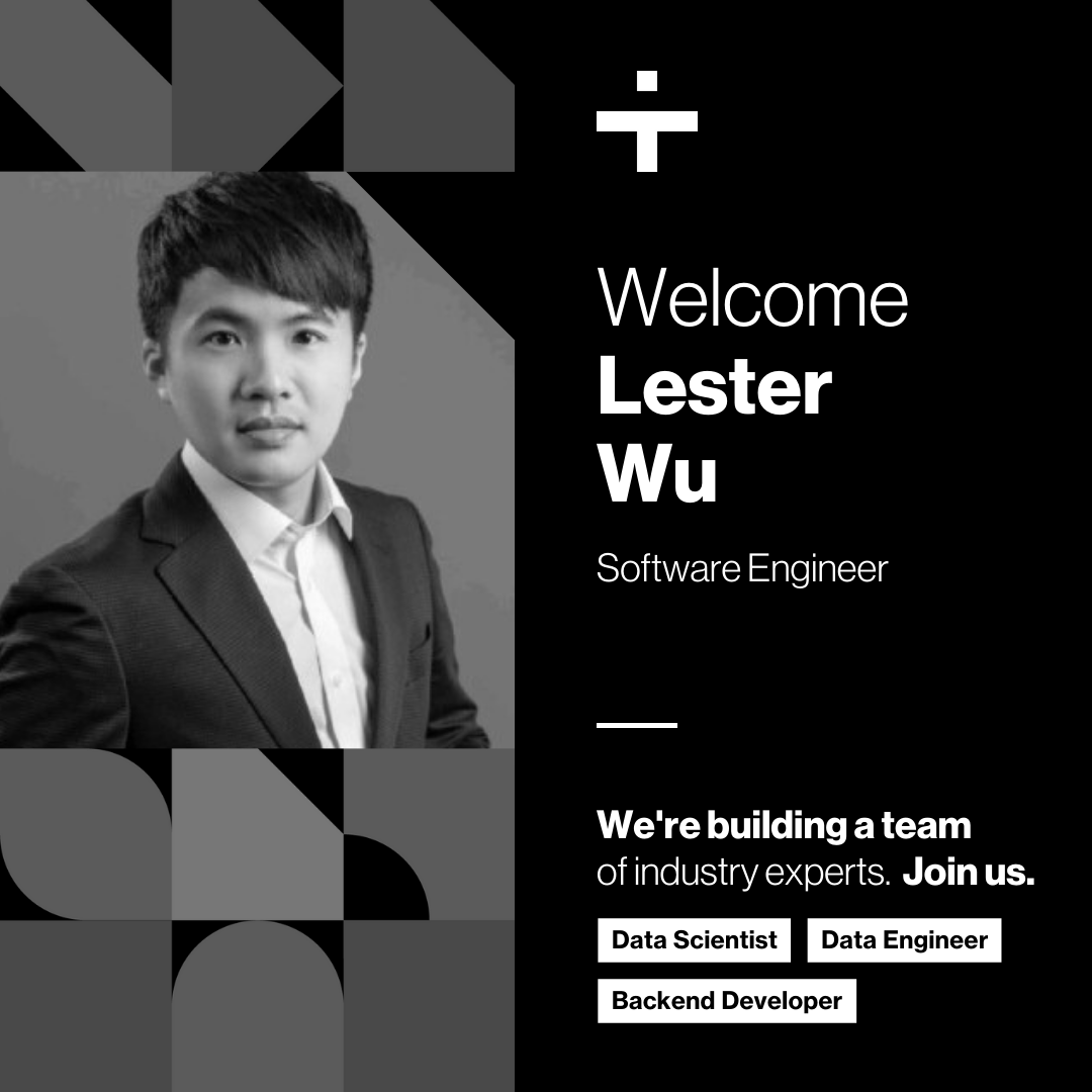 Travtuspage's tweet photo. Welcome to our team, Lester Wu! We’re so excited to have you join us as on the Engineering Team. We know your experience and expertise will be invaluable to our success. Welcome aboard!

#DataScientist
#DataEngineer
#BackendDeveloper https://t.co/QfuE4qxDvx