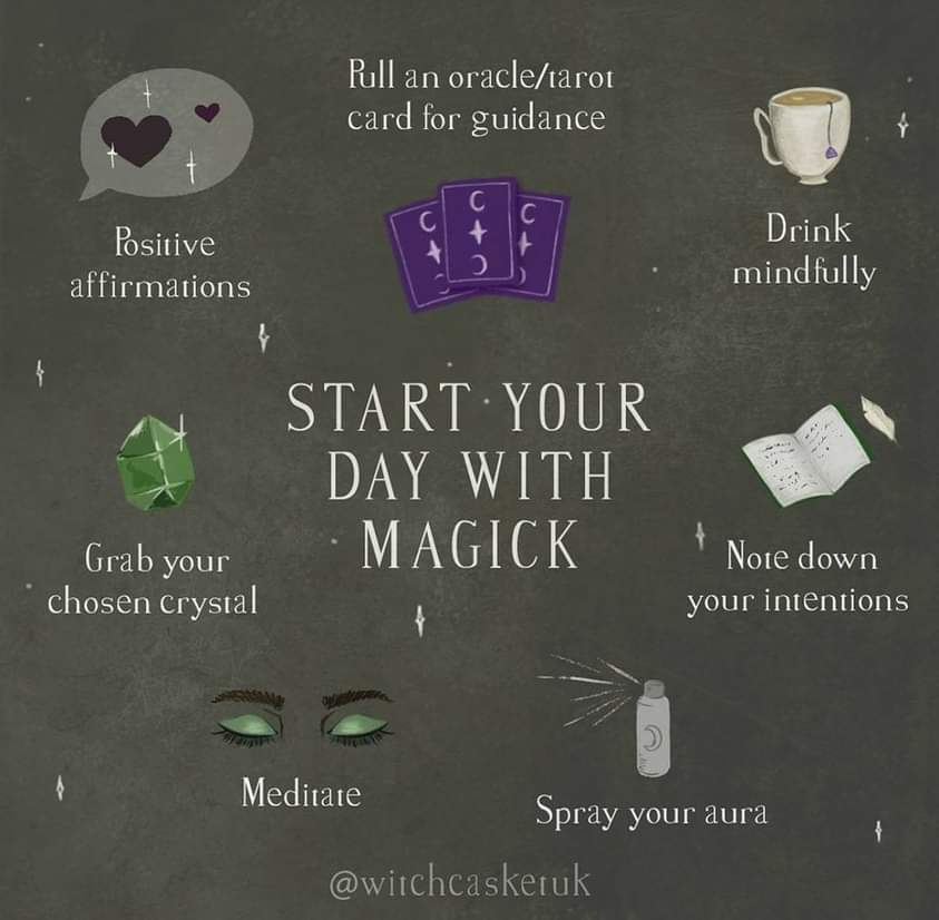 thewitchbrmclst's tweet photo. Start your Day with  Magick https://t.co/QpZ0O9t07b