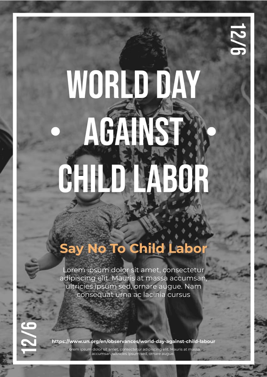 #childlabour
#ChildrenFirst
#FutureWithoutLabour